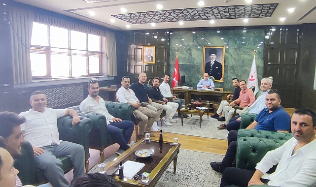 Çan İş İnsanları Derneğinden Emre Nebioğlu'na ziyaret