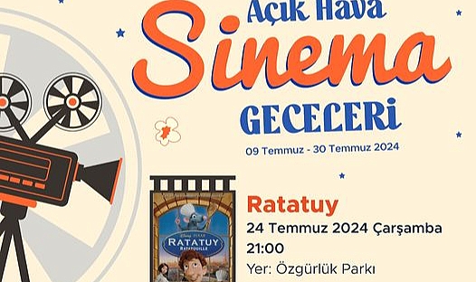 Çanakkale Belediyesi'nden açık hava sinema geceleri etkinliği
