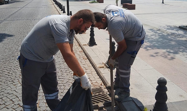 Çanakkale Belediyesi'nden ızgara temizliği