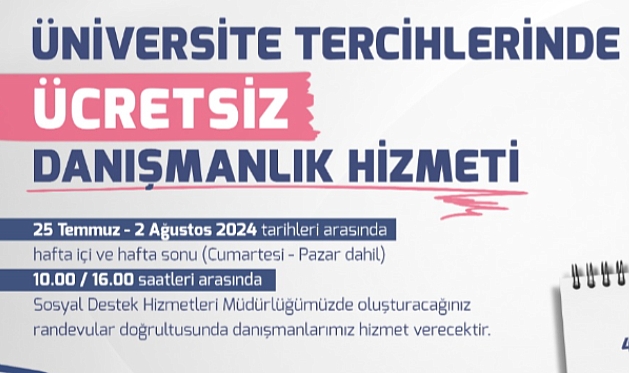 Çanakkale Belediyesi'nden üniversite tercihlerine danışmanlık