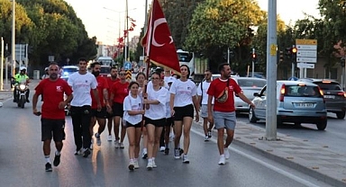 Çanakkale'de "15 temmuz sancak koşusu" yapıldı