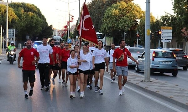 Çanakkale'de "15 temmuz sancak koşusu" yapıldı