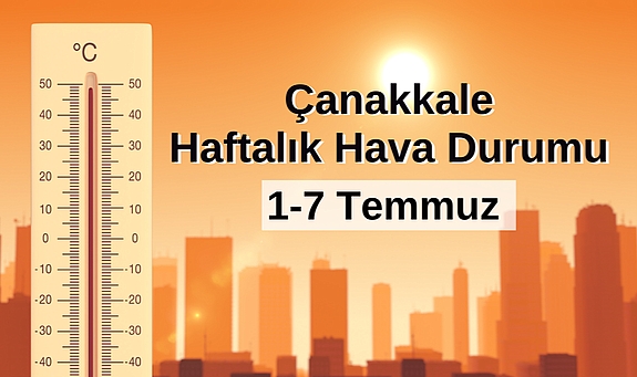 Çanakkale'de haftalık hava durumu