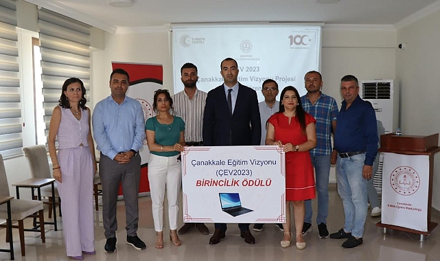 Çanakkale eğitim vizyonu 2023 projesi ödül töreni gerçekleştirildi