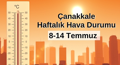Çanakkale haftalık hava durumu