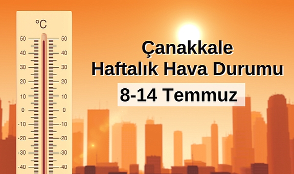 Çanakkale haftalık hava durumu