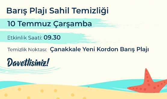 Çanakkaleliler "atıksız ve izmaritsiz" sahiller için toplanacak