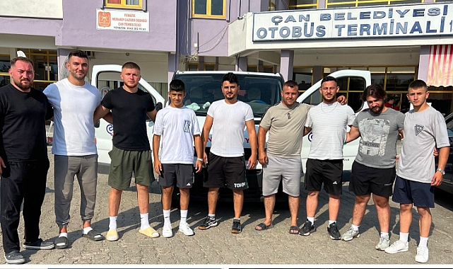Çanlı pehlivanlar Kırkpınar Yağlı Güreşleri'ne uğurlandı