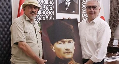 Cengizhan Ünlütürk, Hasan Cem Atılgan'ı ziyaret etti