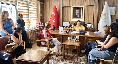 CHP Kadın Kolları'ndan Gökçeada Belediyesine ziyaret