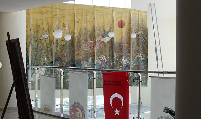 ÇOMÜ Hastanesi’nde sanat eseri