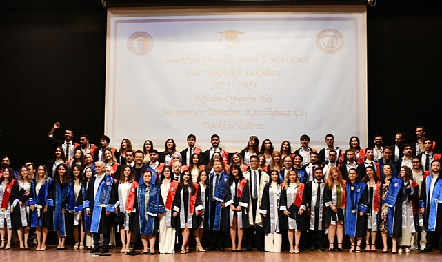 Diş hekimleri mezun oldu