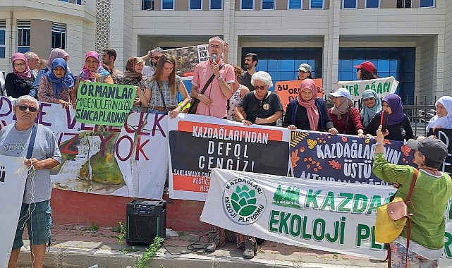 "Doğayı katletme hazırlığı içinde olanlar karşılarında Kazdağları halkını bulacaklardır"
