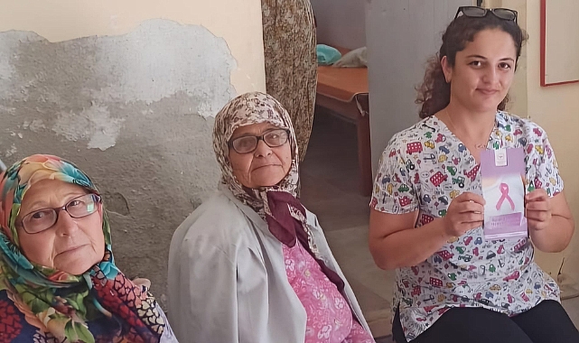 Eceabat Toplum Sağlığı Merkezi, köylerde kanser taraması eğitimi düzenledi
