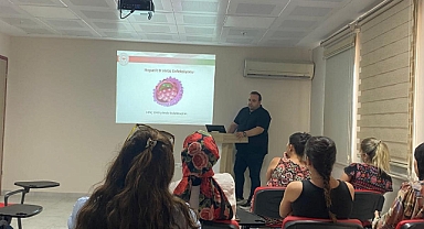 Ezine İlçe Sağlık Müdürlüğü'nden hizmet içi eğitim