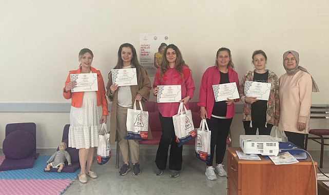 Gebelere özel eğitim programı Çan İlçe Sağlık Müdürlüğü'nde