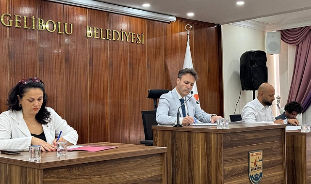 Gelibolu Belediyesi'nden altyapı ve üstyapı projeleri için önemli karar