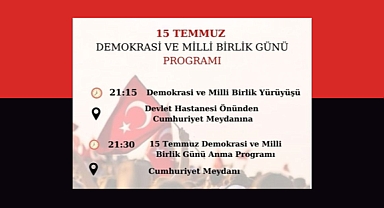 Gökçeada’nın 15 Temmuz programı