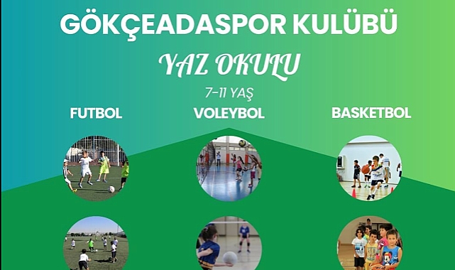 Gökçeadaspor Kulübü’nde yaz okulu
