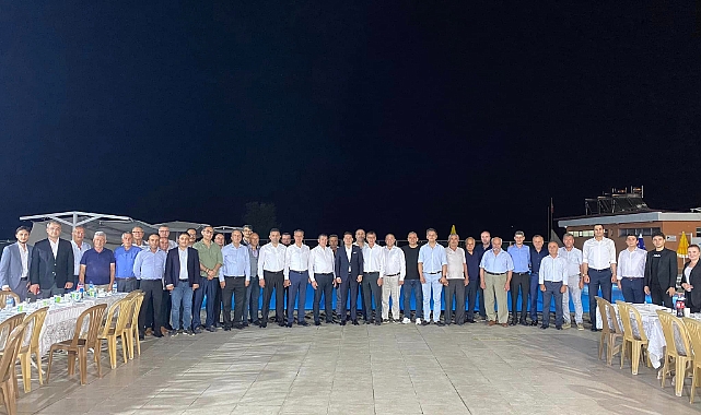 Göktaş için veda yemeği düzenlendi