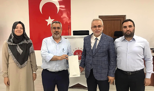 Gömeç İlçe Müftülüğüne Mehmet Ali Bal Hoca veda ediyor