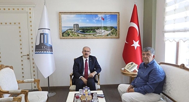 Halil Ertuğrul’dan Ömer Toraman’a hayırlı olsun ziyareti