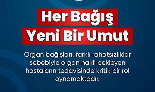 Her bağış yeni bir umut