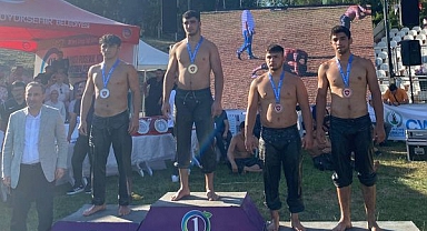 Hüseyin Aykut, Ordu Aybastı Güreşleri'nde 3. oldu