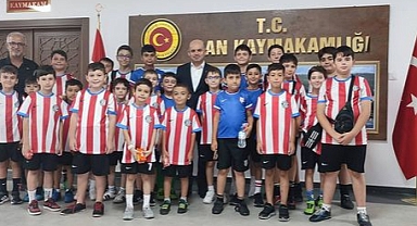 İdman Ocağı Spor Kulübü'nden Kaymakamlık ziyareti