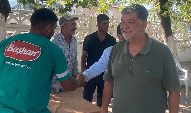 İl Genel Meclis Başkanı Halil Ertuğrul, Biga İlçesi Yeniçiftlik köyünü ziyaret etti