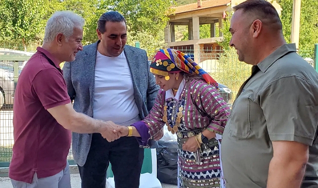 İsmet Güneşhan, Değirmendere köyü Cemevi'nde davete katıldı
