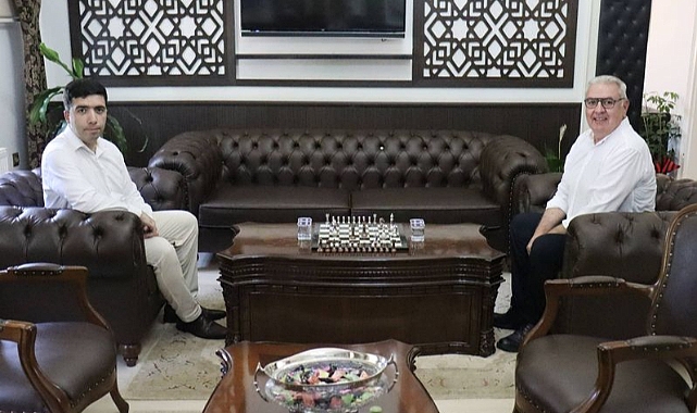Kaymakam Alper Taş'tan Başkan Hasan Cem Atılgan'a ziyaret
