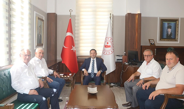 Kaymakam Kayabaşı’na hayırlı olsun ziyareti
