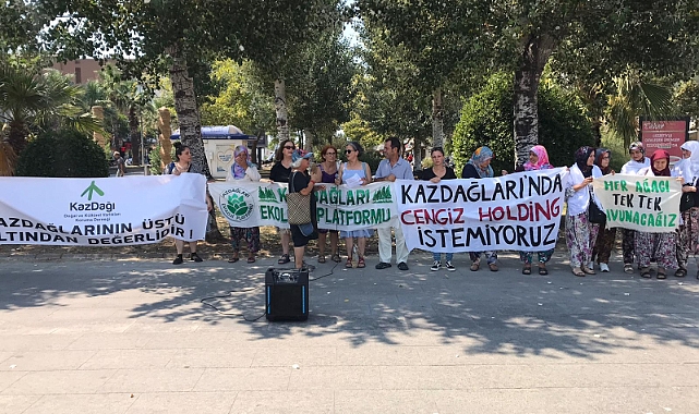 Kazdağları Ekoloji Platformu'ndan Başkan Erkek'e ziyaret ve ekolojik yıkım mücadelesi