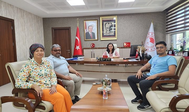Köken ailesinden Müdür Türkarslan'a ziyaret