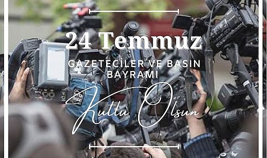Lapseki Belediyesi'nden gazeteciler ve basın bayramı kutlaması