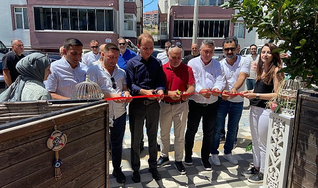 Mesut Bayram, Kozalak Bistro'nun açılışına katıldı