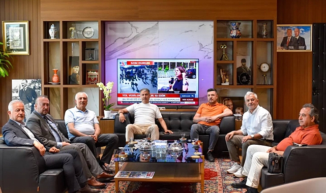 Milletvekili Güneşhan'dan Başkan Yalım'a ziyaret