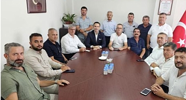 Naim Makas'tan Gelibolu Ziraat Odası'na ziyaret