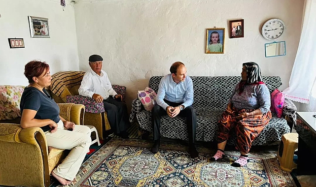 Salih Sak’tan Naldöken köyü ziyareti