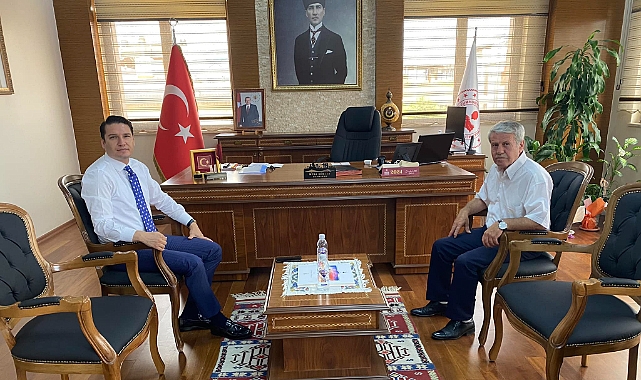 Şehit babası Ceylan'dan Kaymakam Göktaş'a ziyaret