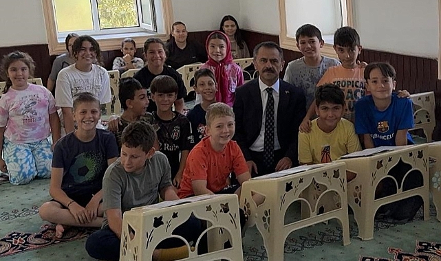 Vali Aktaş'tan Necippaşa Camii Yaz Kur'an kursuna ziyaret