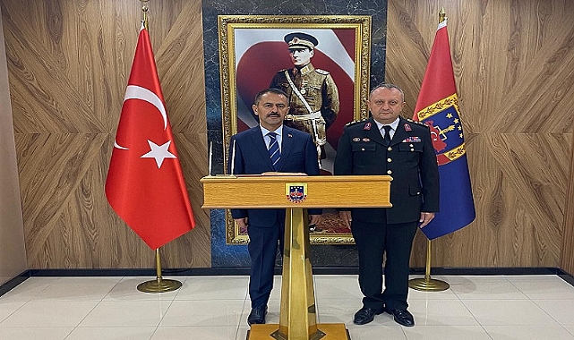 Vali Aktaş'tan veda ziyareti