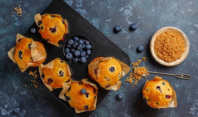 Yaban mersinli muffin tarifi