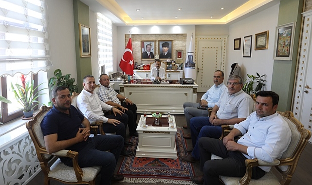 Ziraat Odası'ndan Vali Aktaş'a veda ziyareti
