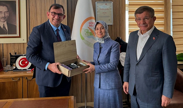 Başkan Atalay, Ahmet Davutoğlu ve heyetini ağırladı