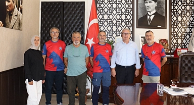 Başkan Atılgan, konuklarını ağırladı
