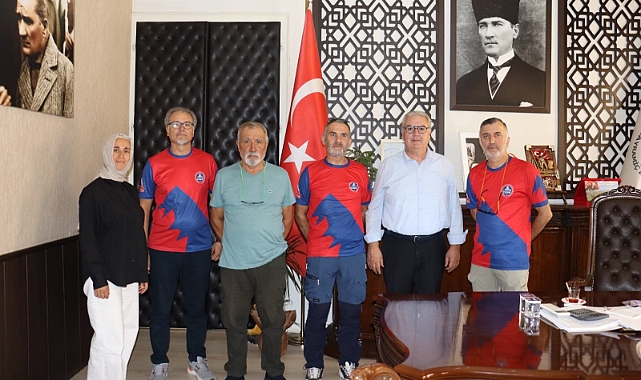Başkan Atılgan, konuklarını ağırladı