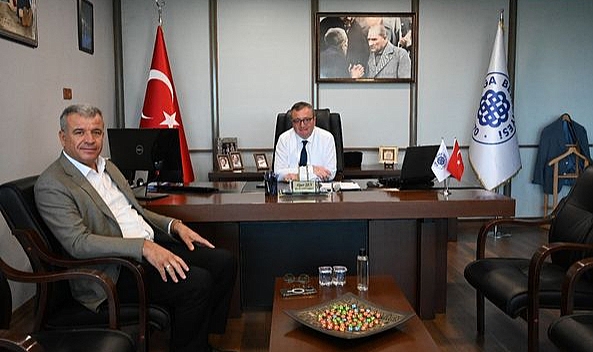 Başkan Elbi'den Başkan Şen'e ziyaret