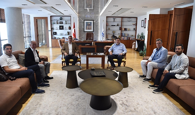 Başkan Erkek, İYİ Parti heyetini ağırladı